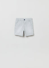 Ovs Yarn-Dyed Striped Cotton Bermuda Shorts