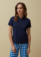 Ovs Solid Colour Pique Polo Shirt