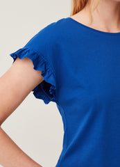 Ovs T-Shirt With Kimono Sleeves And Frills