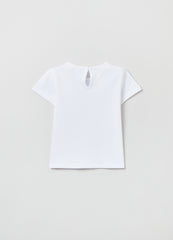 Ovs Crew-Neck T-Shirt With Glitter Print