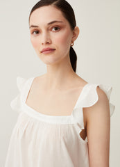 OVS Sleeveless Blouse With Frills