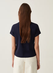 Ovs Solid Colour Cotton Polo Shirt