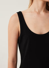 Ovs Tank Top In Stretch Cotton.