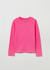 Ovs Cotton T-Shirt With Long Sleeves