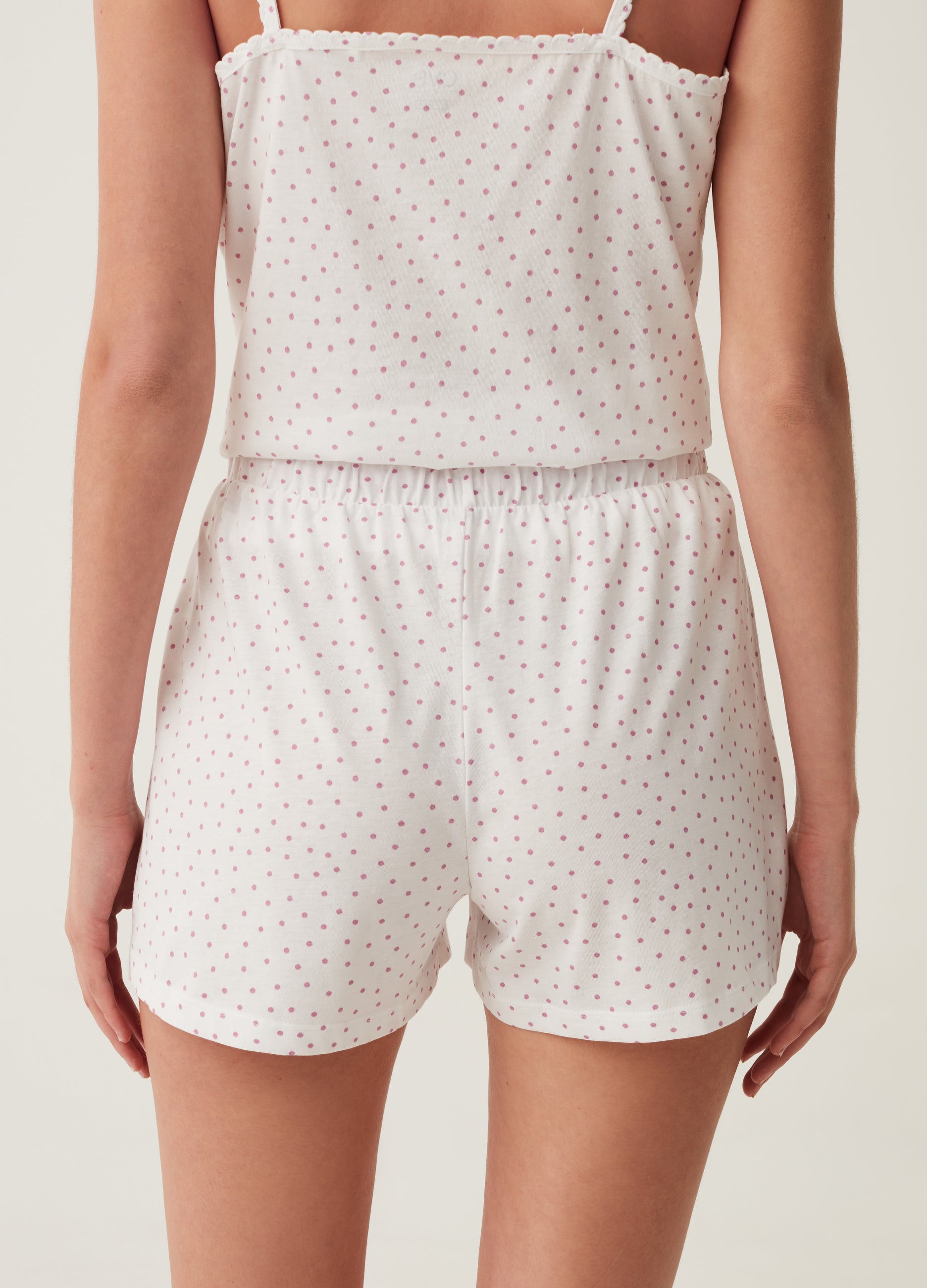 Ovs Short Polka Dot Pyjamas In Cotton Ovs Short Polka Dot Pyjamas In Cotton
