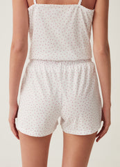 Ovs Short Polka Dot Pyjamas In Cotton