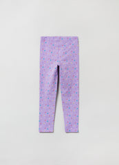 Ovs Treggings In Stretch Cotton With Print