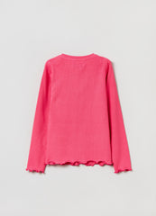 Ovs T-Shirt With Long Ribbed Sleeves