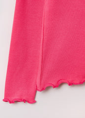 Ovs T-Shirt With Long Ribbed Sleeves