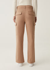 Ovs Cargo Trousers In Cotton Twill