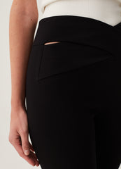 Ovs Leggings With Cut-Out Details