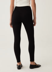 Ovs Leggings With Cut-Out Details
