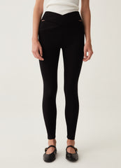 Ovs Leggings With Cut-Out Details