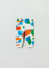 Ovs Fleece Joggers With Drawstring And Print