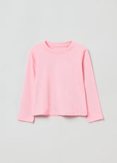 Ovs Cotton T-Shirt With Long Sleeves