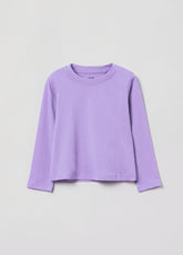 Ovs Cotton T-Shirt With Long Sleeves