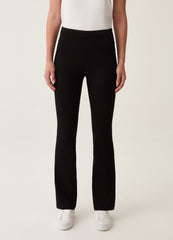 Ovs High-Rise Flare-Fit Jeggings
