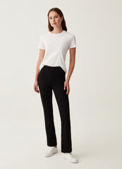 Ovs High-Rise Flare-Fit Jeggings