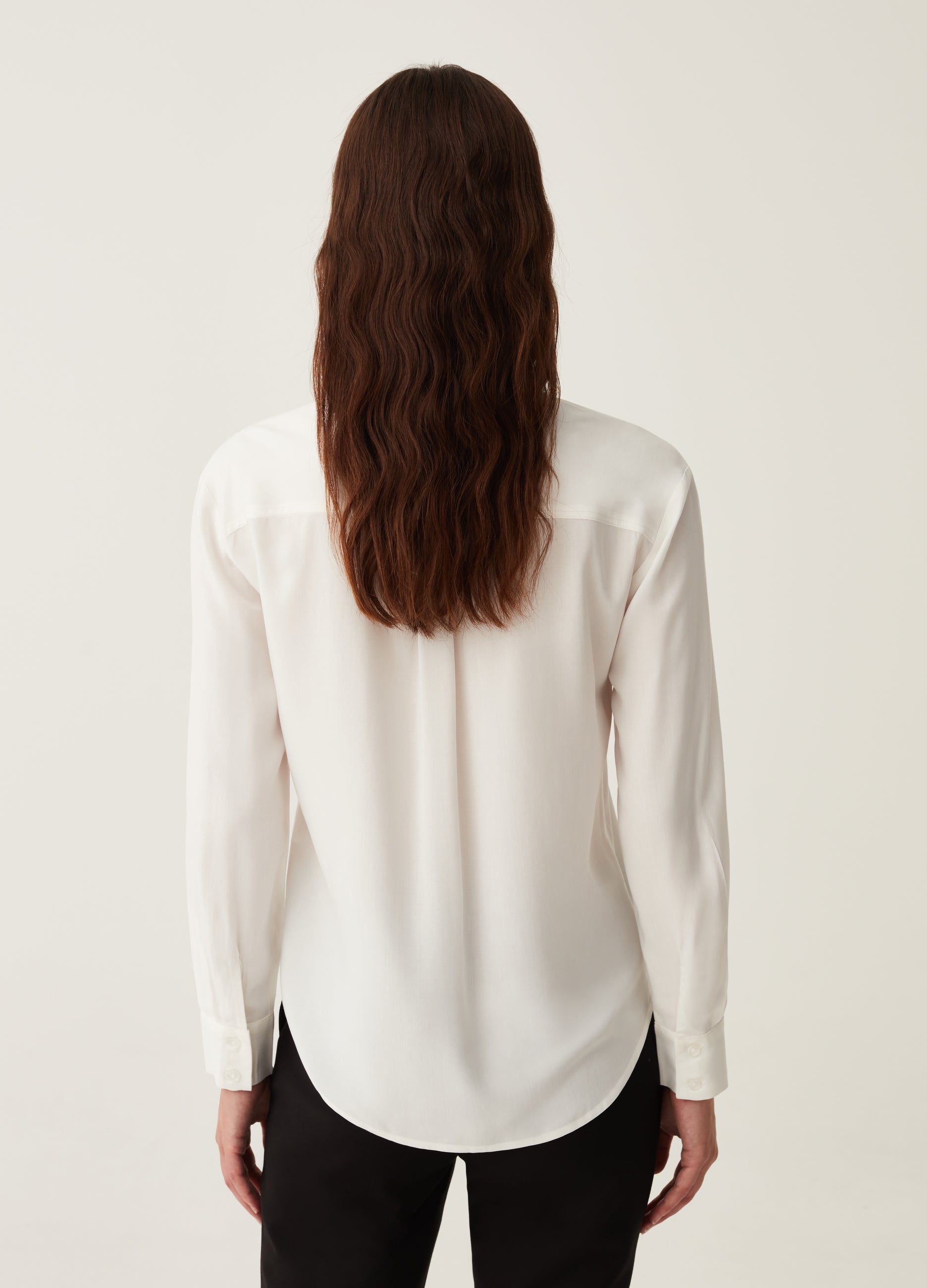 Ovs Shirt In Viscose With Pocket Ovs Shirt In Viscose With Pocket