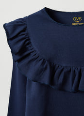 Ovs Long-Sleeved T-Shirt With Flounce
