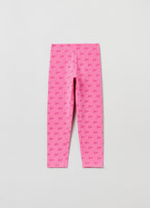 Ovs Printed Stretch Cotton Leggings