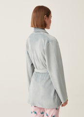 Ovs Short Dressing Gown In Velour