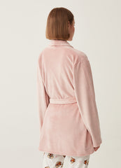 Ovs Short Dressing Gown In Velour