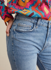 Ovs Flare-Fit Cropped Jeans