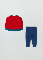 Ovs Colour Block French Terry Jogging Set