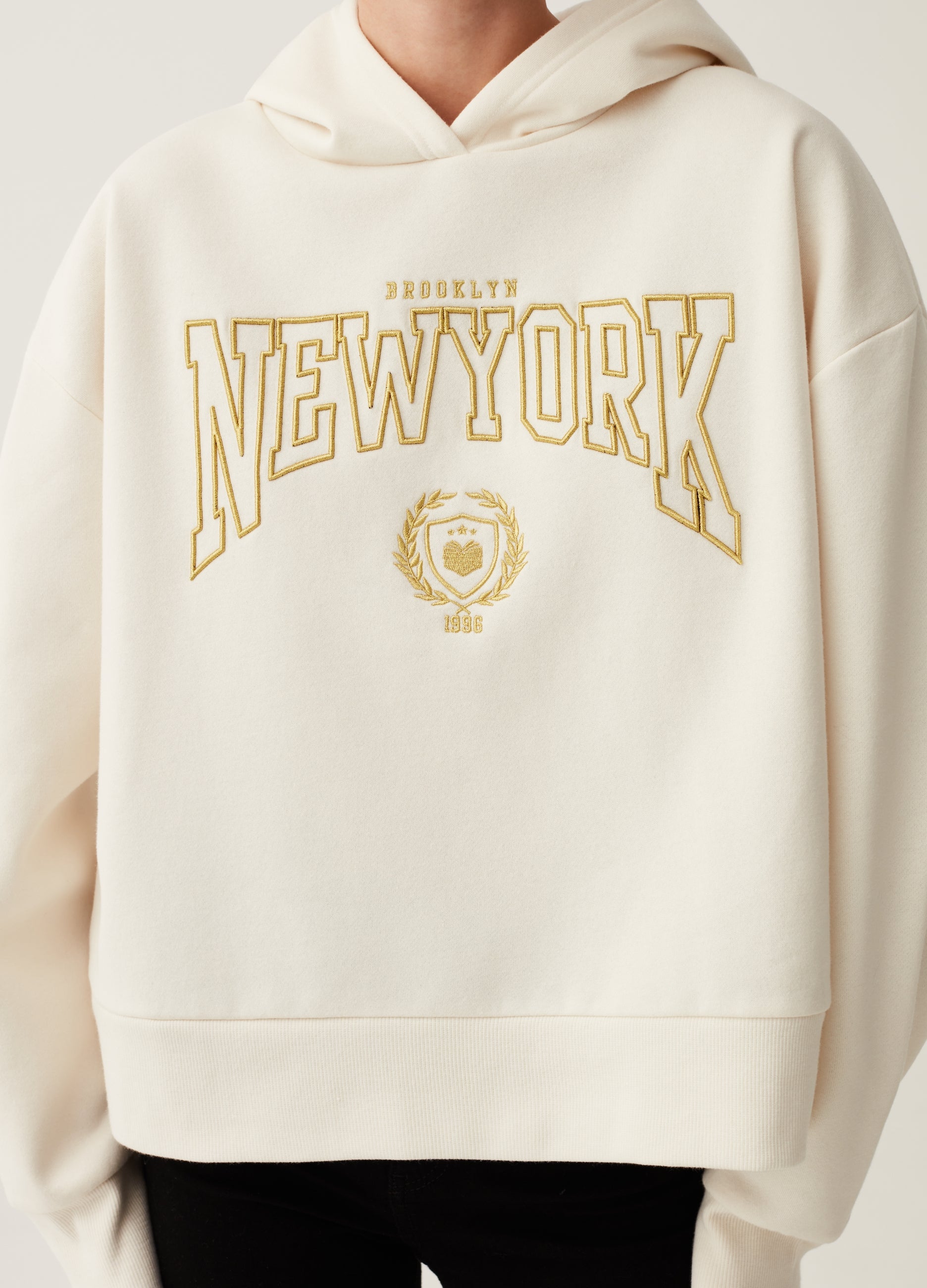 Ovs Hoodie With Embroidery Ovs Hoodie With Embroidery