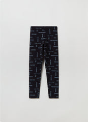 Ovs Printed Stretch Cotton Leggings
