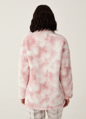 Ovs Full-Zip Short Tie-Dye Dressing Gown