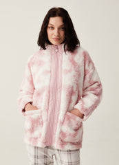 Ovs Full-Zip Short Tie-Dye Dressing Gown