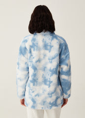 Ovs Full-Zip Short Tie-Dye Dressing Gown