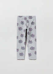 Ovs Printed Stretch Cotton Leggings