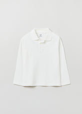 Ovs Long-Sleeved Cotton Polo Shirt