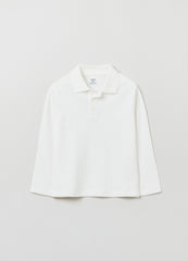 Ovs Long-Sleeved Cotton Polo Shirt