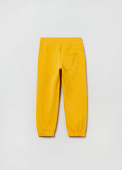 Ovs Fleece Joggers With Drawstring And Print
