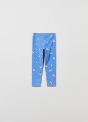 Ovs Printed Stretch Cotton Leggings