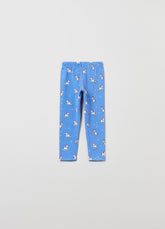 Ovs Printed Stretch Cotton Leggings