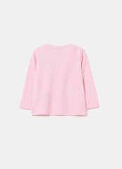 Ovs Long-Sleeved Solid Colour T-Shirt