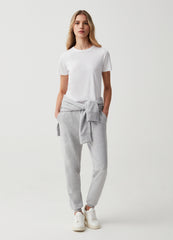 Ovs Essential Joggers In Fleece With Drawstring