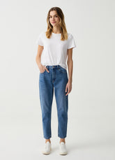 Ovs Mum-Fit Crop Jeans