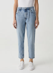 Ovs Mum-Fit Crop Jeans