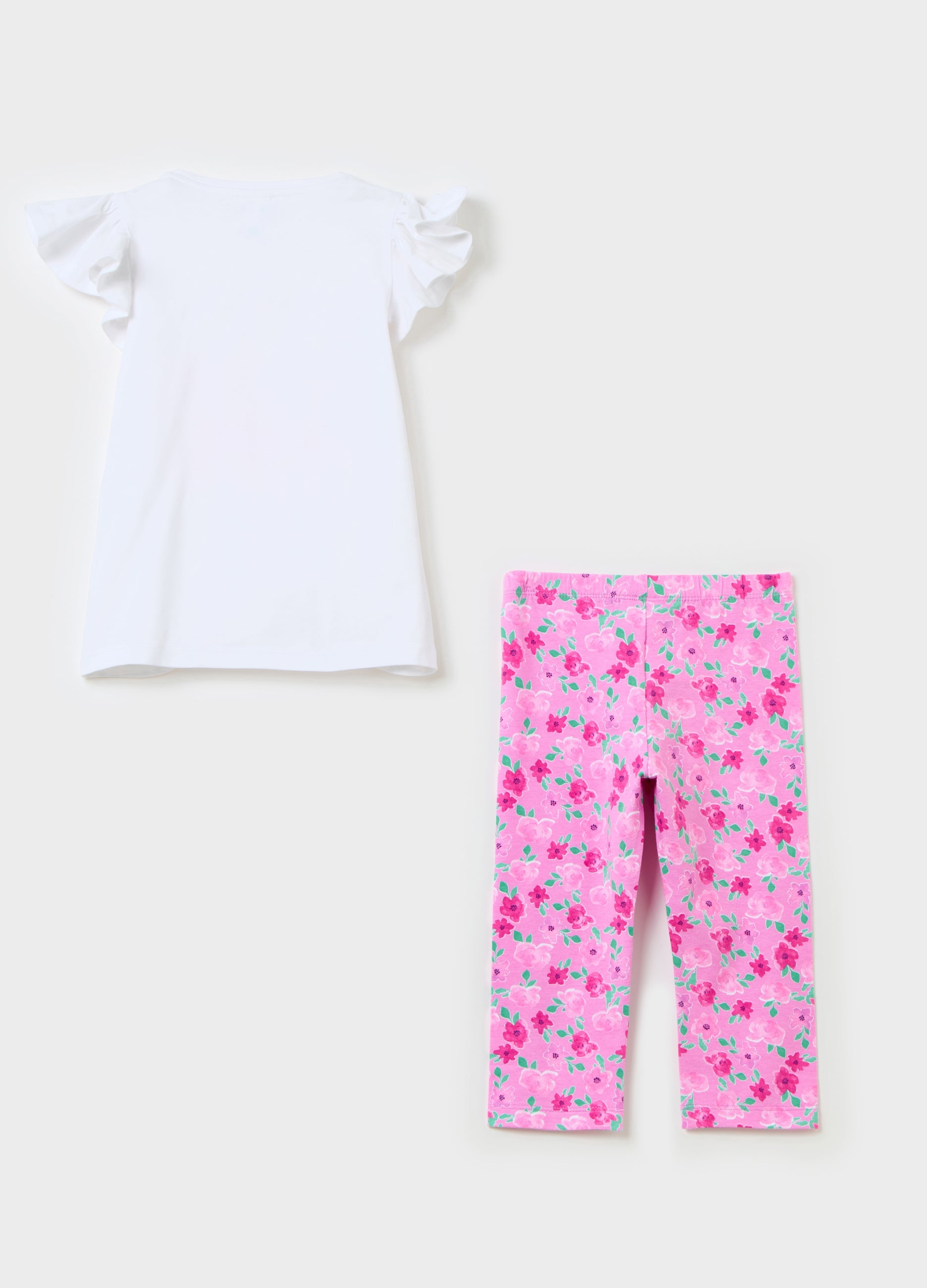 Ovs Stretch Cotton Jogging Set With Marie Print Ovs Stretch Cotton Jogging Set With Marie Print