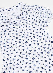 Ovs Polo Shirt With All-Over Small Flowers Print