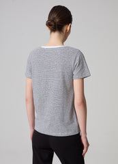 Ovs Contemporary T-Shirt With Thin Stripes