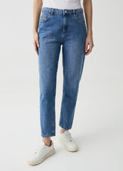 Ovs Straight Fit Cropped Jeans