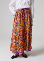 Ovs Long Dress With Paisley Print