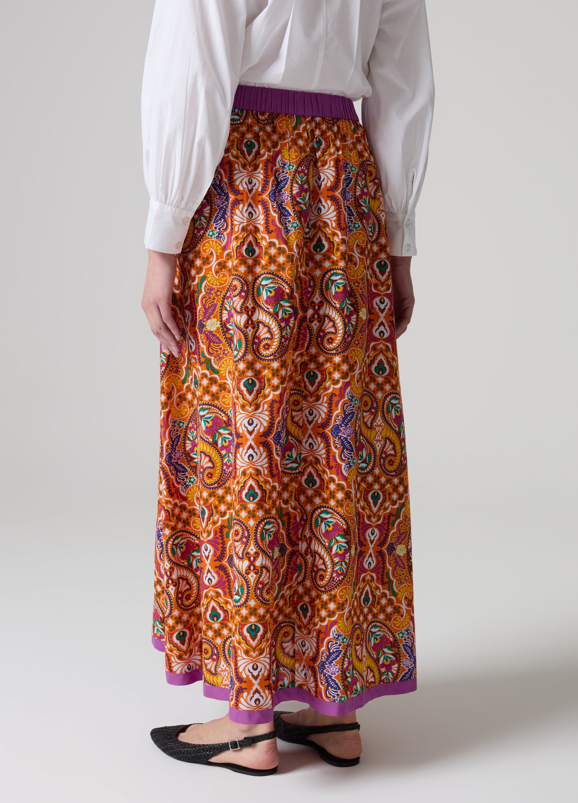 Ovs Long Dress With Paisley Print Ovs Long Dress With Paisley Print